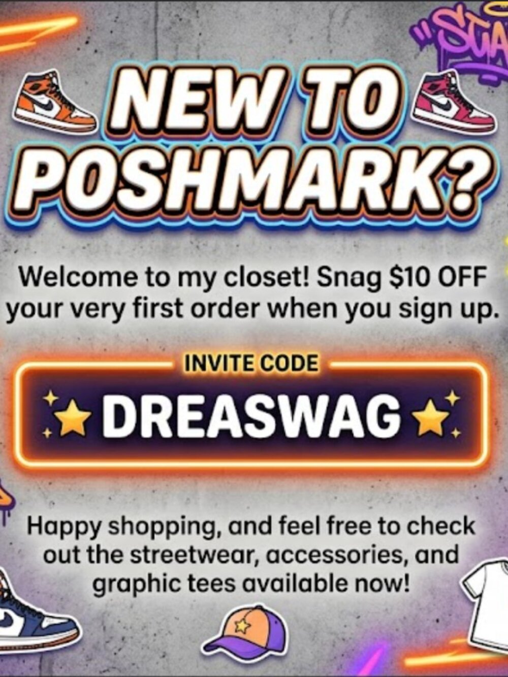 New to Posh? Receive $10 off with my code: DREASWAG